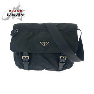 Prada Tessuto triangular black nylon Shoulder Bag Messenger Bag